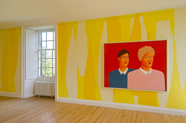 Installation Boys and Pastel at Inverleith House.  All work (c) Nicolas Party